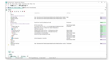 Application logicielle affichant des données sur un moniteur